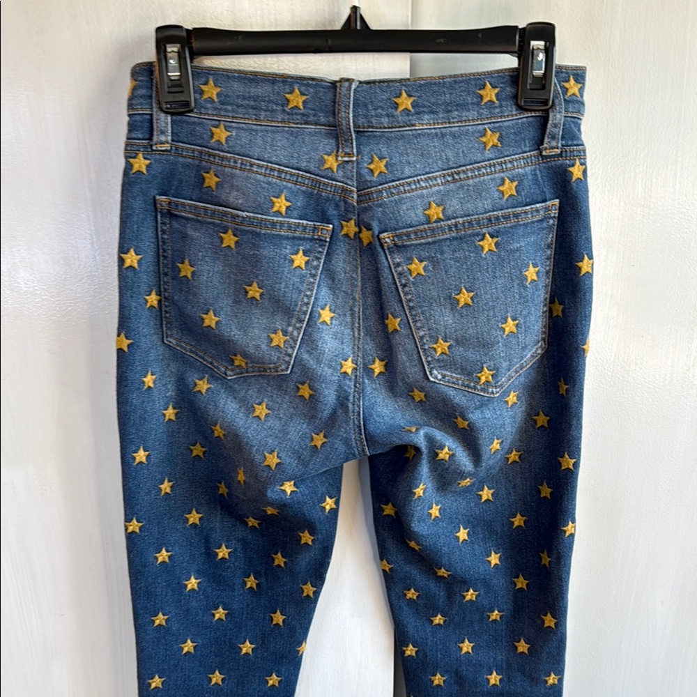 Current Elliott Embroidered Star-Patterned Jeans - image 4